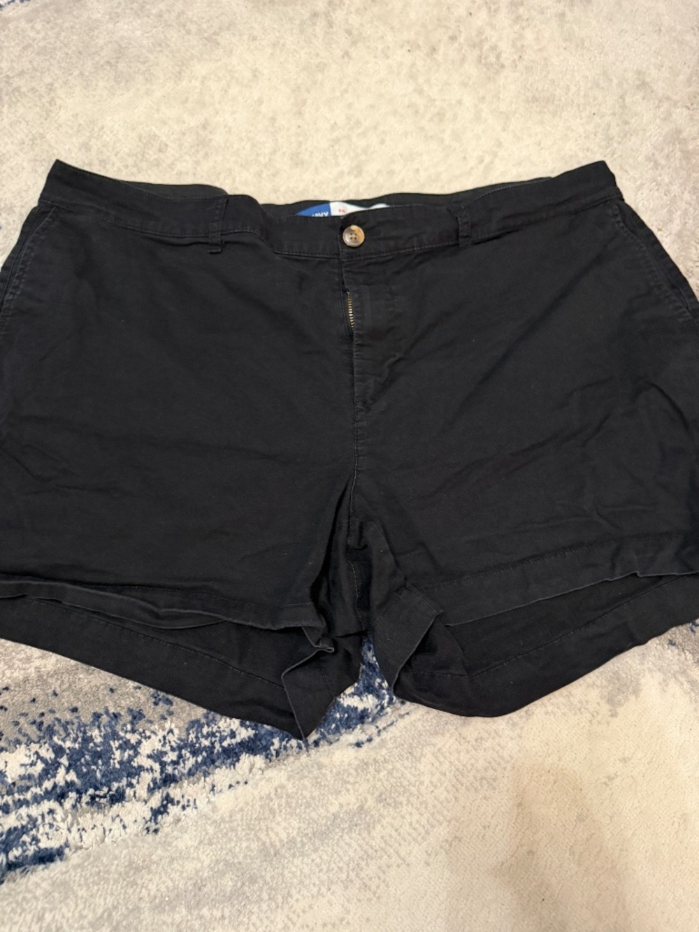 Old Navy High-Rise Everyday Black Shorts Size 20